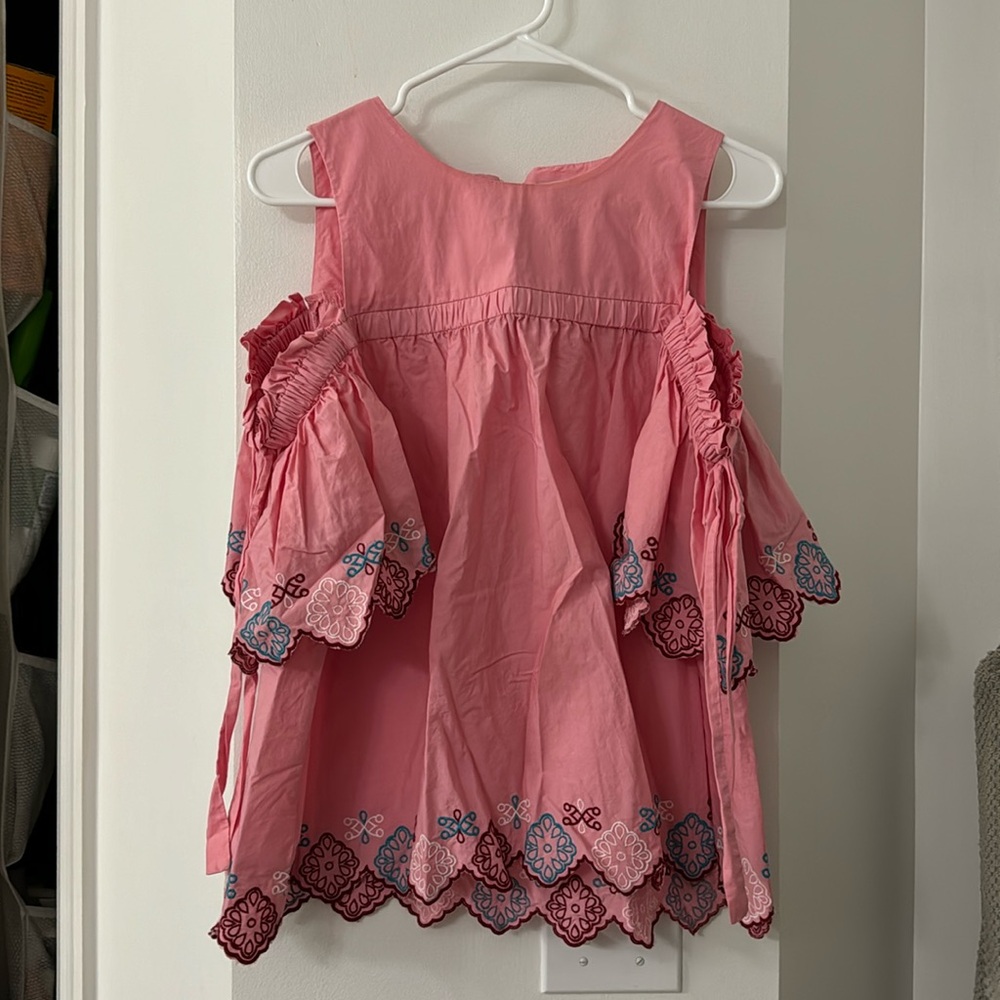 cold shoulder blousey top